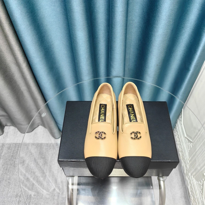 Ch*el leather shoes